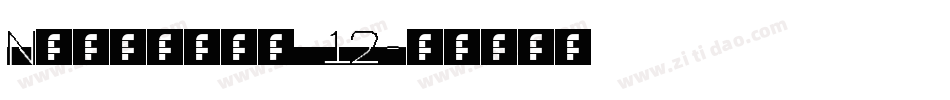 Negative 12字体转换